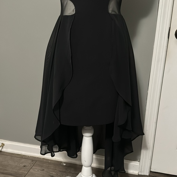 Malloy- black dress with outer skirt (not detachable) - medium - Picture 2 of 6